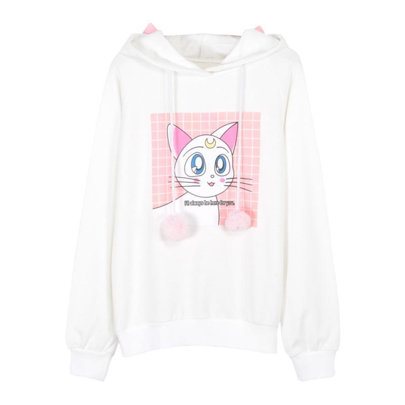 sleepy sailor moon hoodie