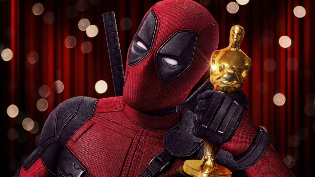Alt="Deadpool with an Oscar"
