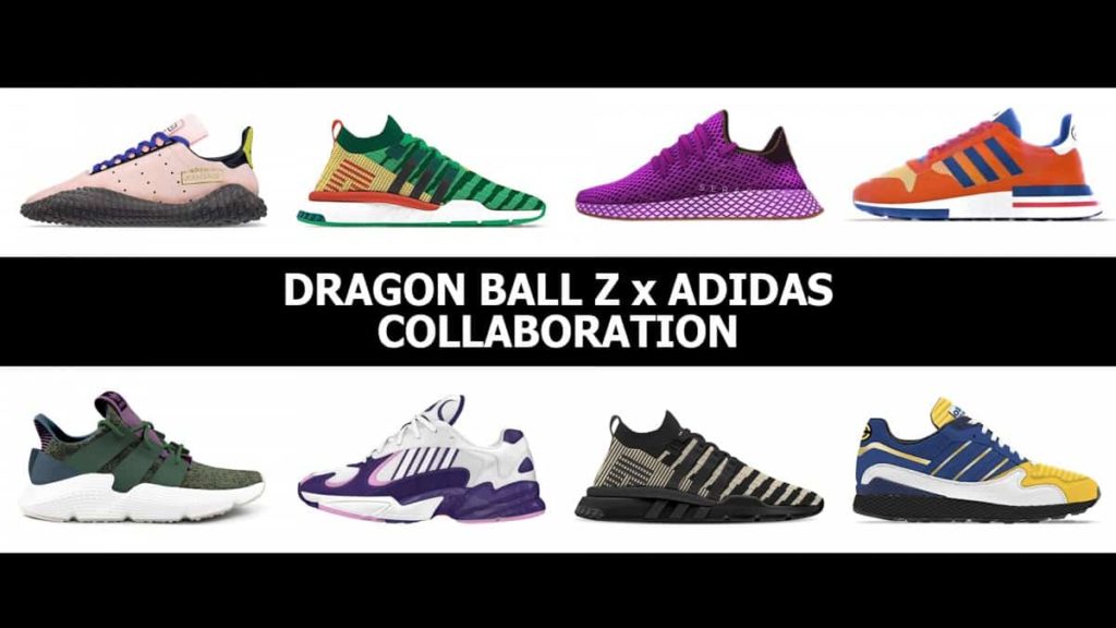 dragon ball z adidas boxes together
