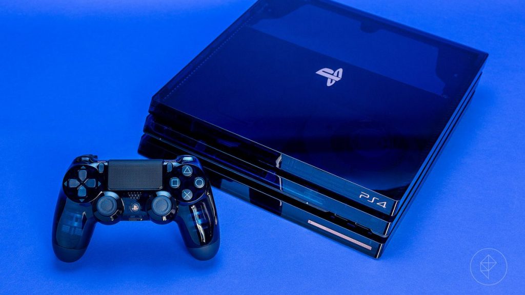 PS4 Pro console with DualShock Wireless Controller