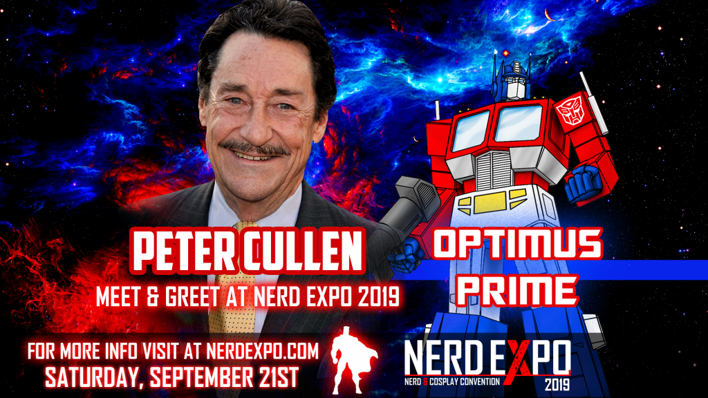 Optimus Prime, Peter Cullen At Nerd Expo 2019