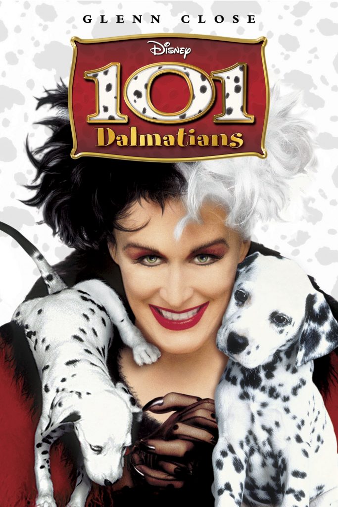 Glen Close as Cruella in 101 Dalmatians Live Action (1996)
