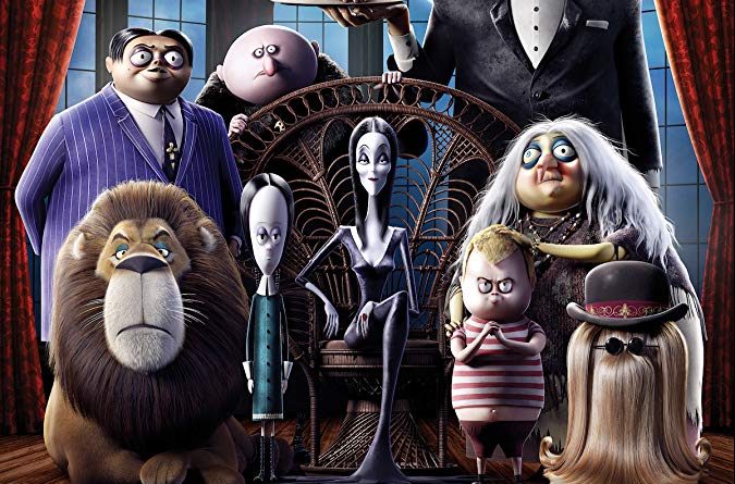 the addams family animated movie poster