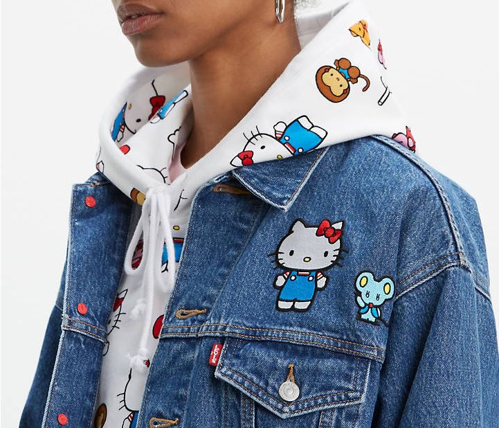 levis hello kitty sling