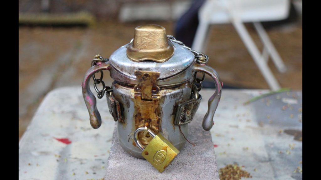In the desert, nothing is more precious than water! Be sure to bring your Steampunk Sippy Cup.