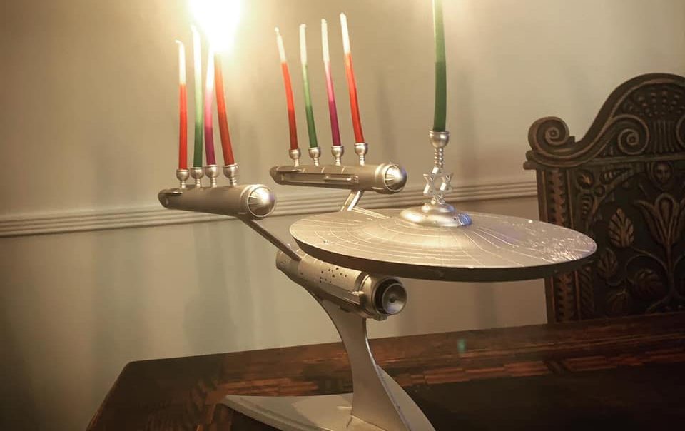 Fan Creates Star Trek Enterprise Menorah Nerdbot