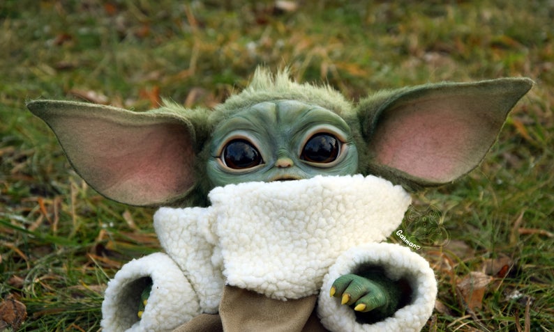This New Baby Yoda Doll is Breathtaking!
