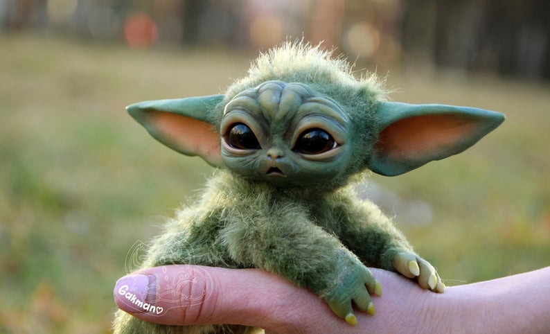 This New Baby Yoda Doll is Breathtaking!