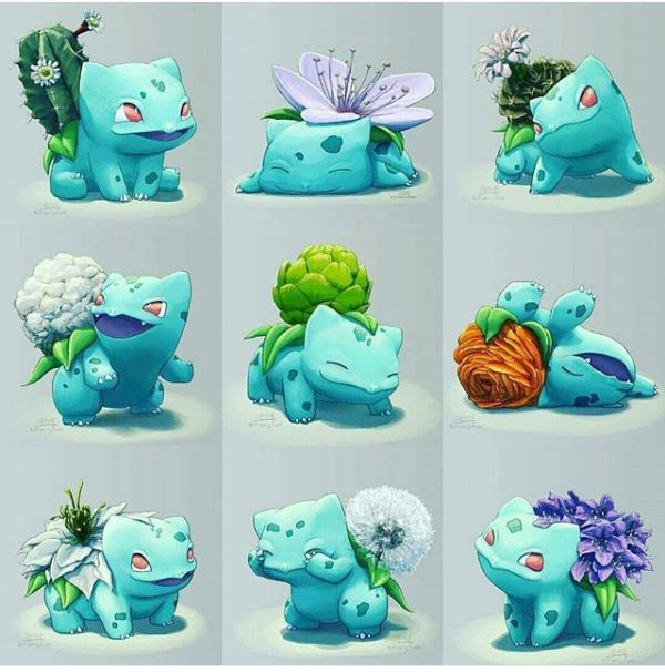 rose bulbasaur plush original