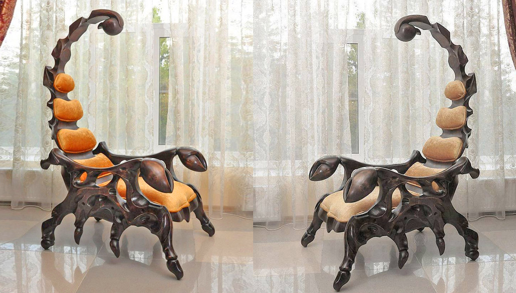 This Scorpion Chair Is Perfect For Plotting Your Next Evil Deed   Dd 6 