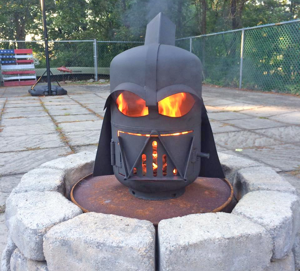 Tie Fighter Fire Pits Will Up Your, Darth Vader Fire Pit Plans