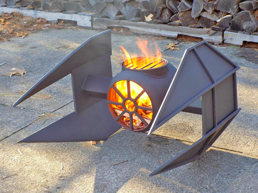 Tie Fighter Fire Pits Will Up Your Bonfire Game