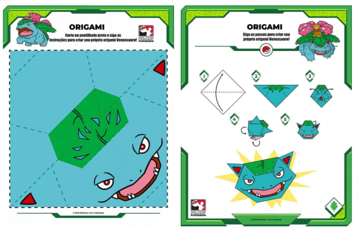 Origami Pokemon Instructions Charizard Easy Jadwal Bus
