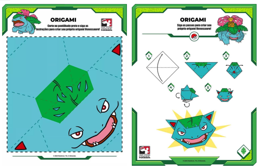 Fun and Simple Pokémon Origami for You & Your Kids While Being Stuck at