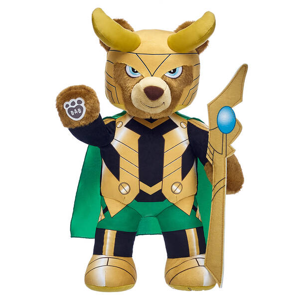 Details about   Build A Bear Loki Exclusive Plush Figure Avengers Marvel Comics NEW 