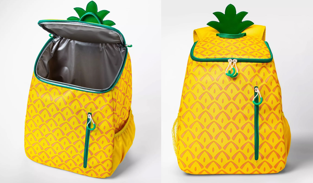 A Super Cool Pineapple Backpack That’s Also a Cooler!