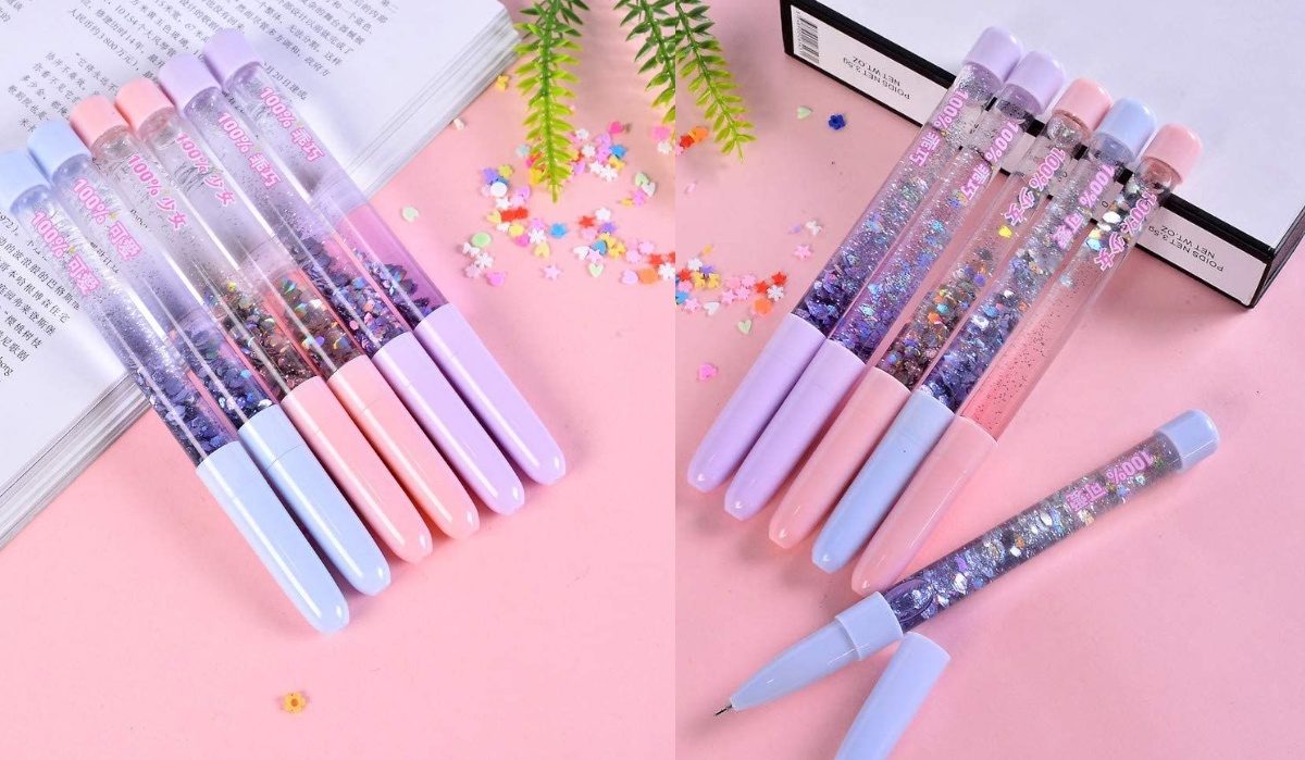 Feel Kawaii When You Use These Light Up Glitter Pens