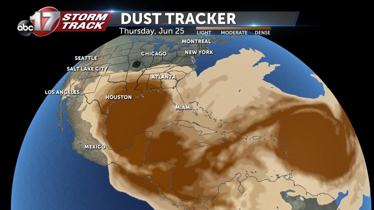 Massive Saharan Dust Cloud to Impact the United States Next Week