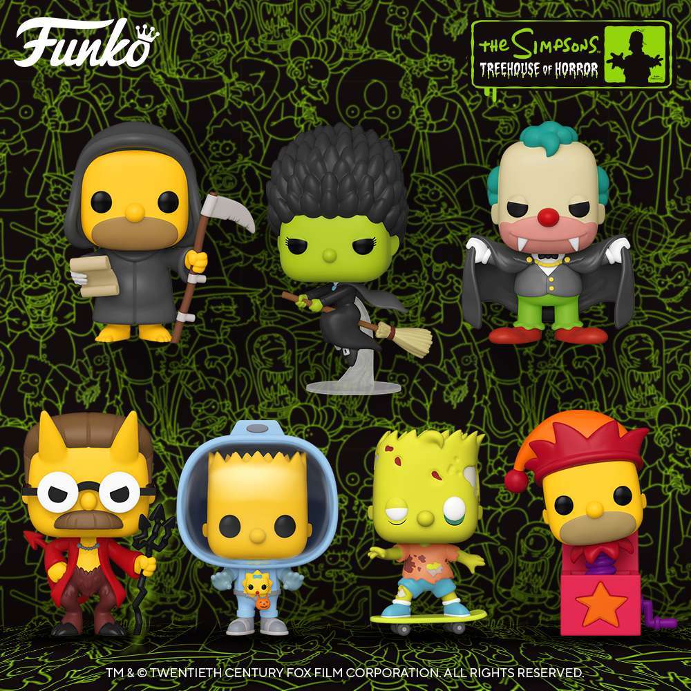 the simpsons halloween 2020 The Simpsons Treehouse Of Horror Gets A 2nd Wave Of Funko Pops the simpsons halloween 2020