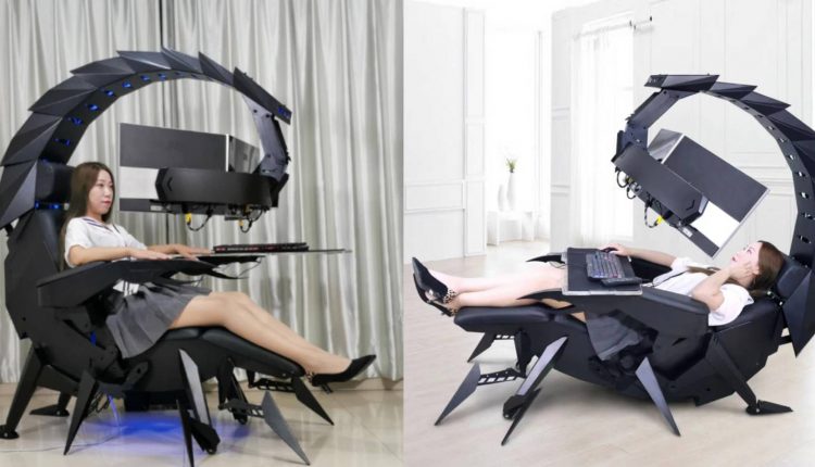 This Adjustable Scorpion Chair Is The Perfect Workspace   Chair 750x430 