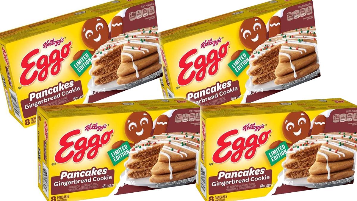 Eggo Is Releasing Limited Edition Gingerbread Cookie Pancakes