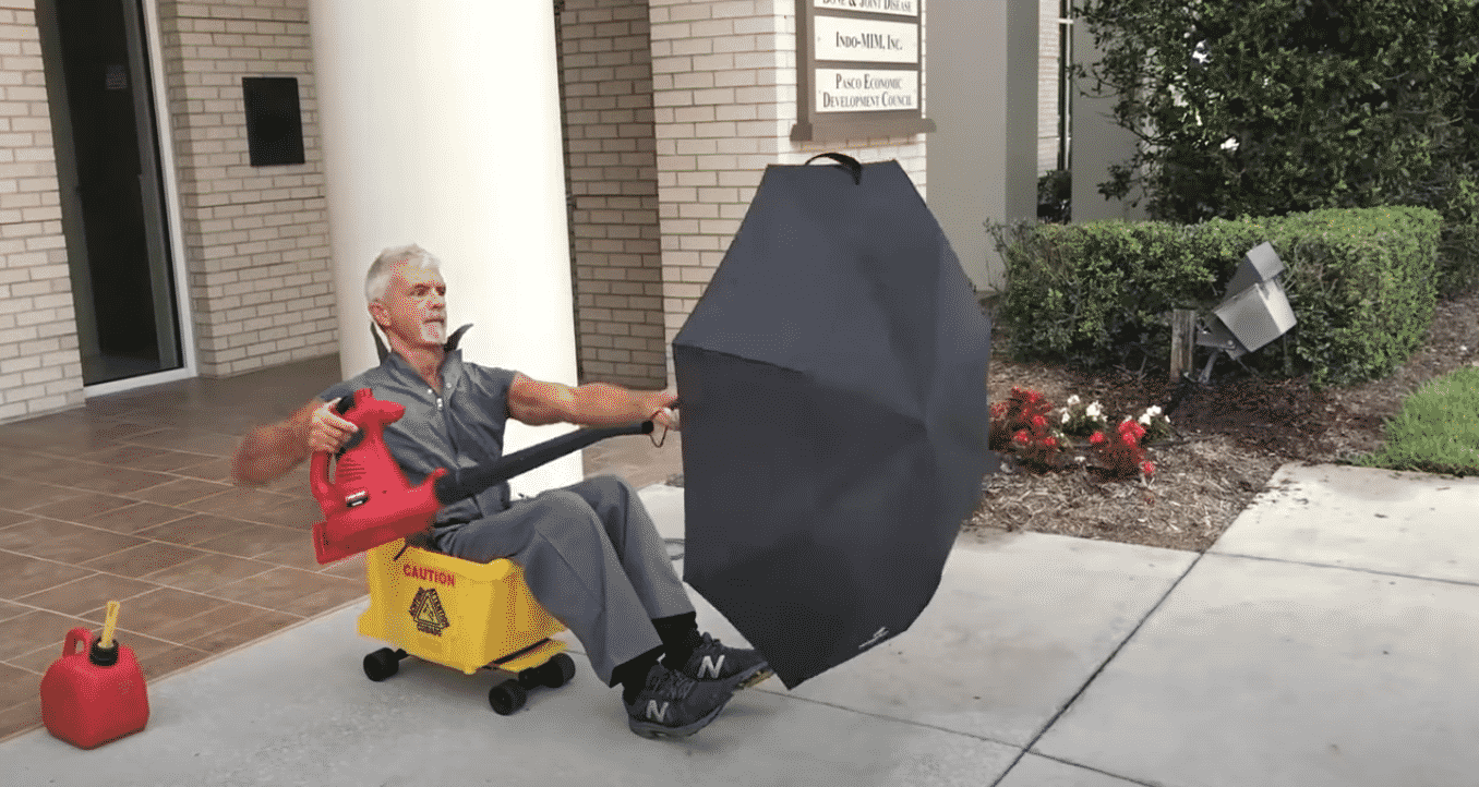 Florida Man Creates Effective Leaf BlowerPowered Vehicle