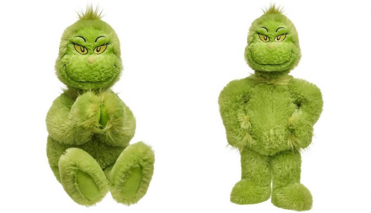 grinch teddy bear argos