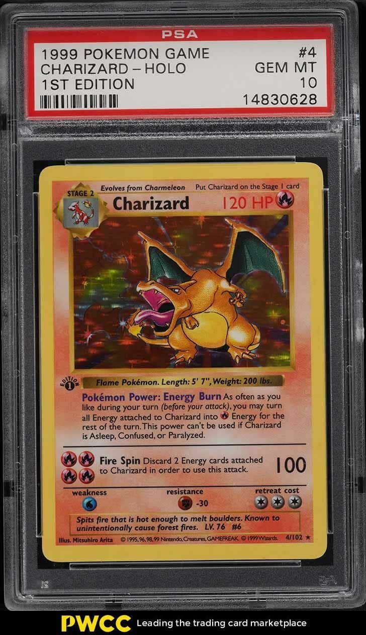 Record Set Again for Rare, 1st Edition Pokémon Charizard Card