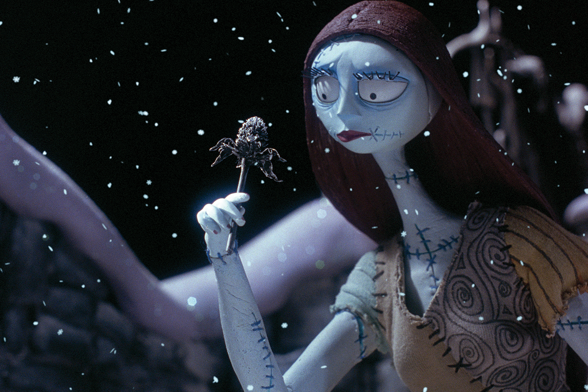 sally nightmare before christmas nail color in movie