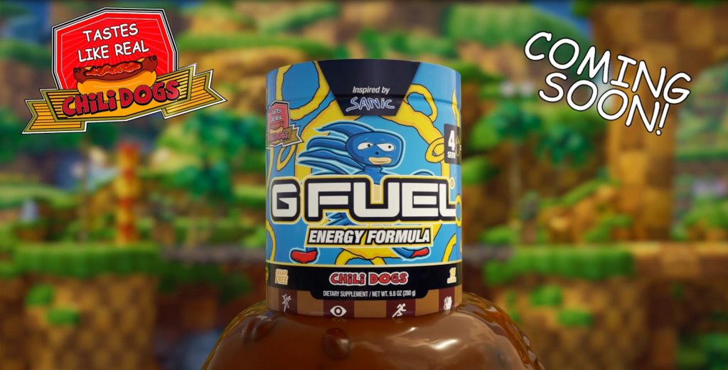 G Fuel Introduces Chili Dog Sanic Energy Formula Yes Seriously