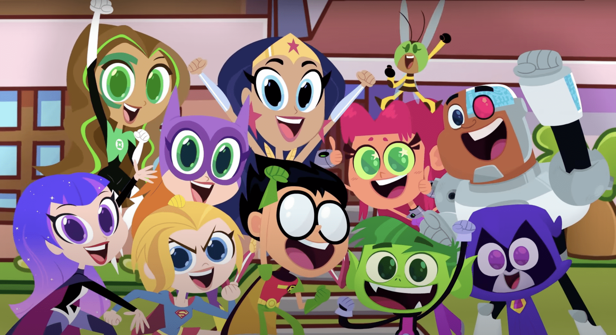 Teen Titans Go Dc Super Hero Girls Crossover Trailer Hits