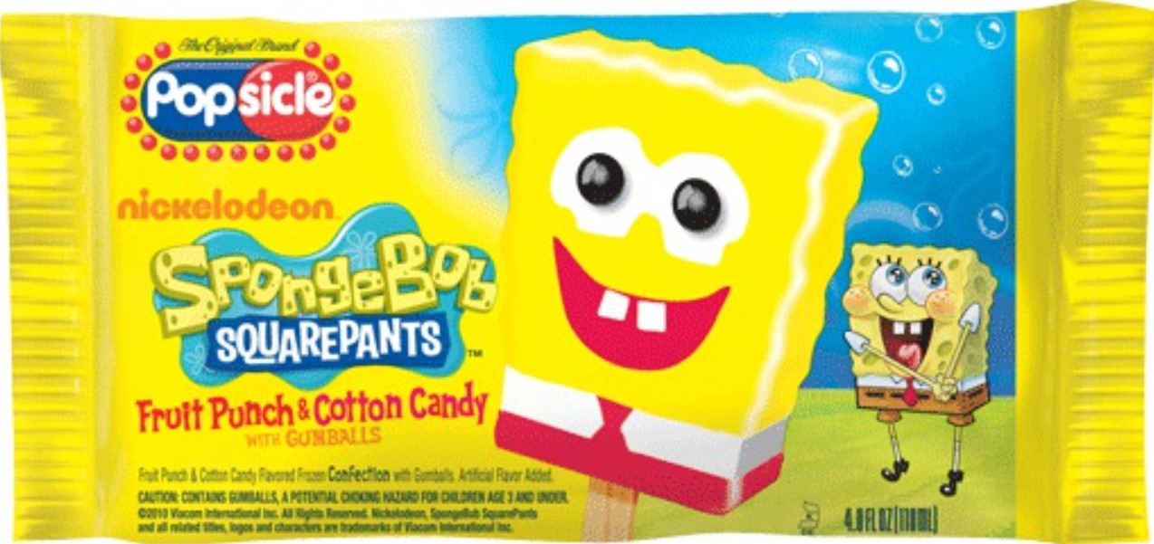 spongebob popsicle toy vinyl