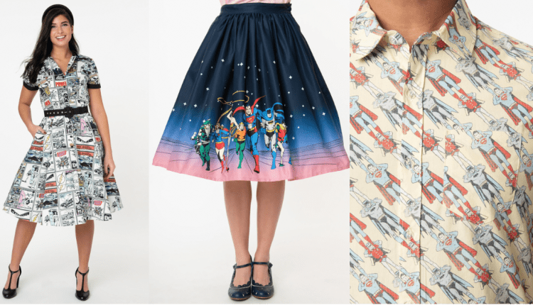 DC Comics x Unique Vintage collabs