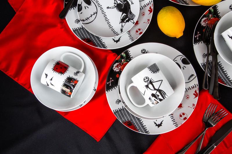 nightmare before christmas plates and bowls