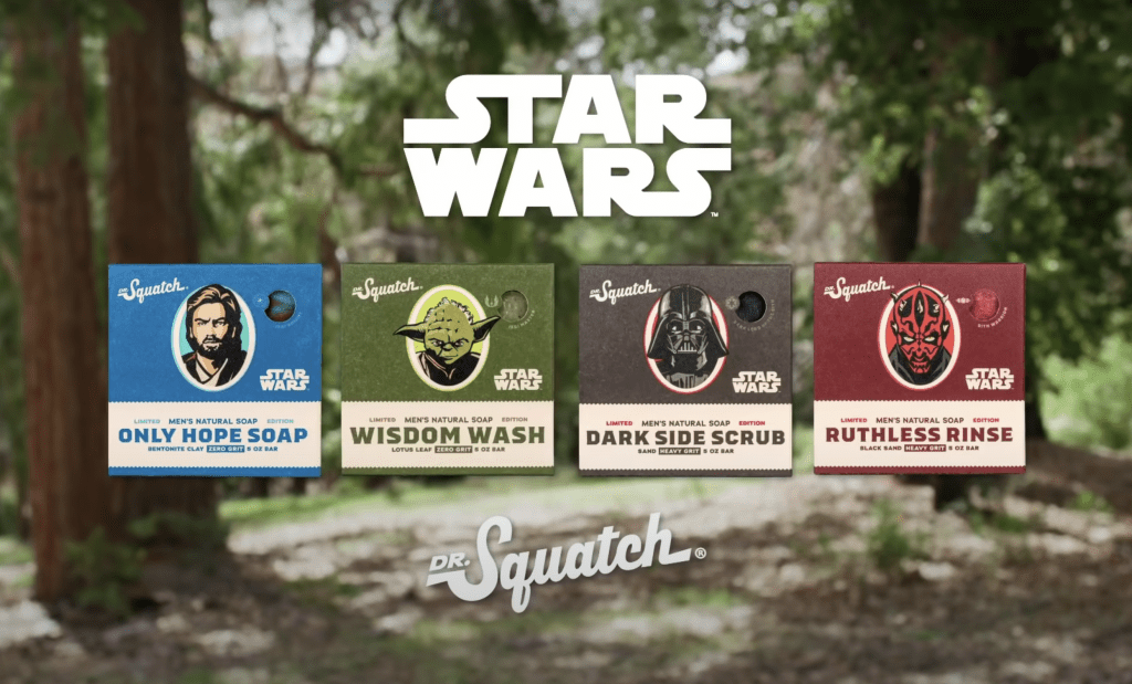 Noticed something interesting on the Dr. Squatch Darth Vader soap