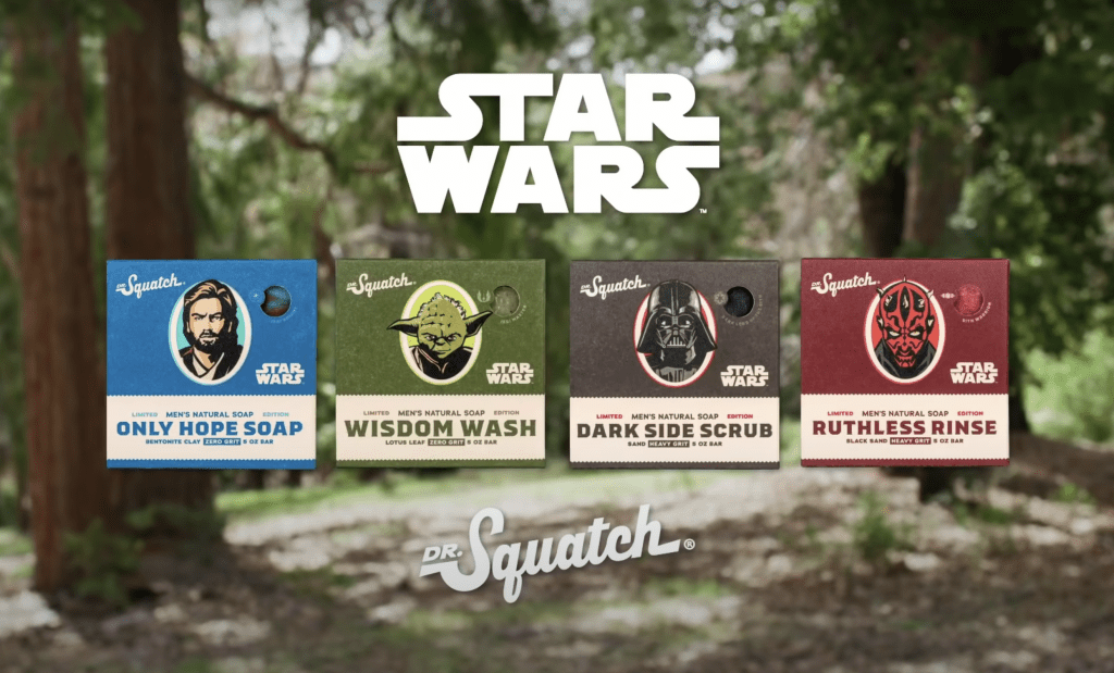 Dr. Squatch To Launch A 2nd Star Wars Soap Collection