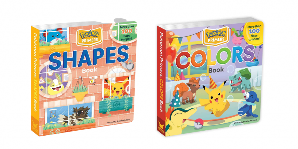 New Pokemon Primers books, Colors and shapes