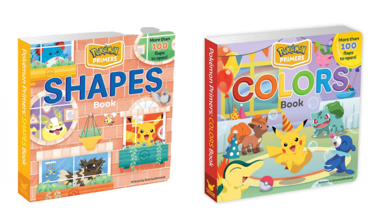 New Pokemon Primers books, Colors and shapes
