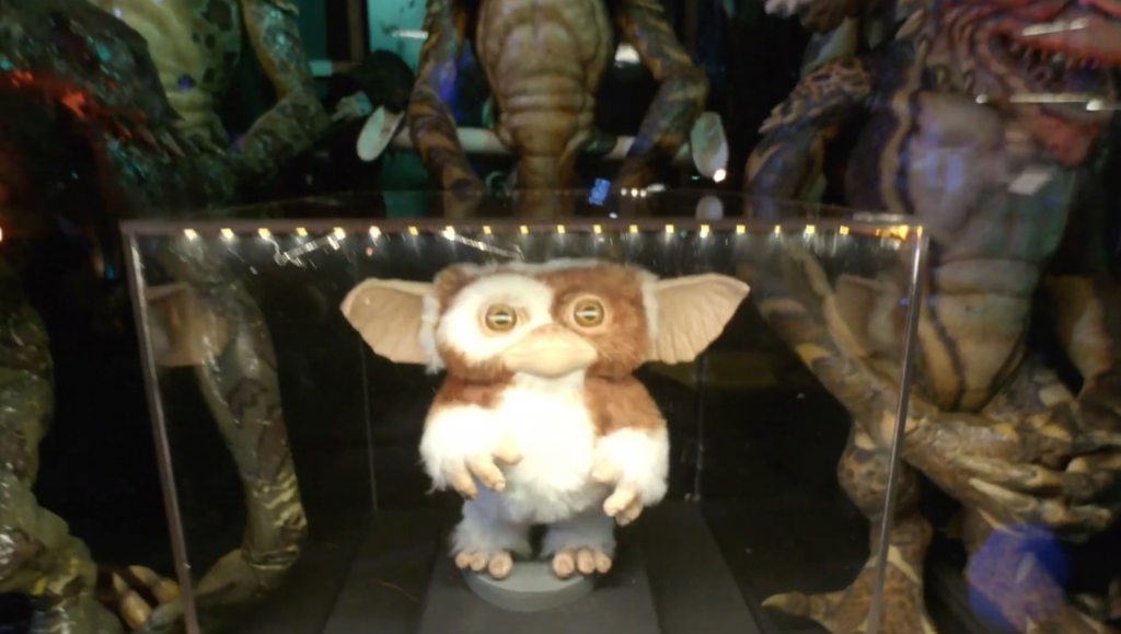 Gremlin display from Icons of Darkness exhibit