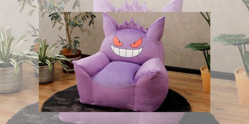 Gengar beanbag armchair from Cellutane and Pokémon