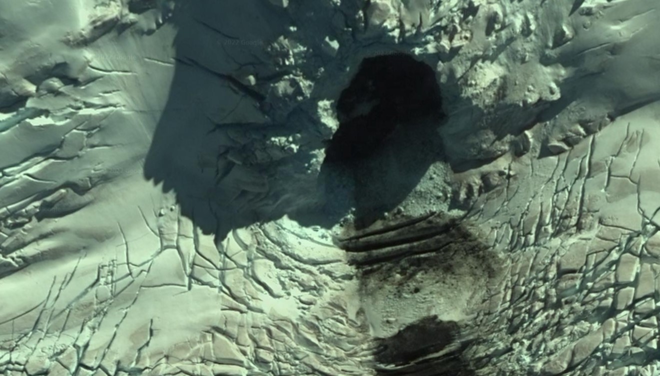 Mysterious Antarctica Cave Resurfaces On Google Earth Mysterious Antarctica Cave Resurfaces On Google Earth