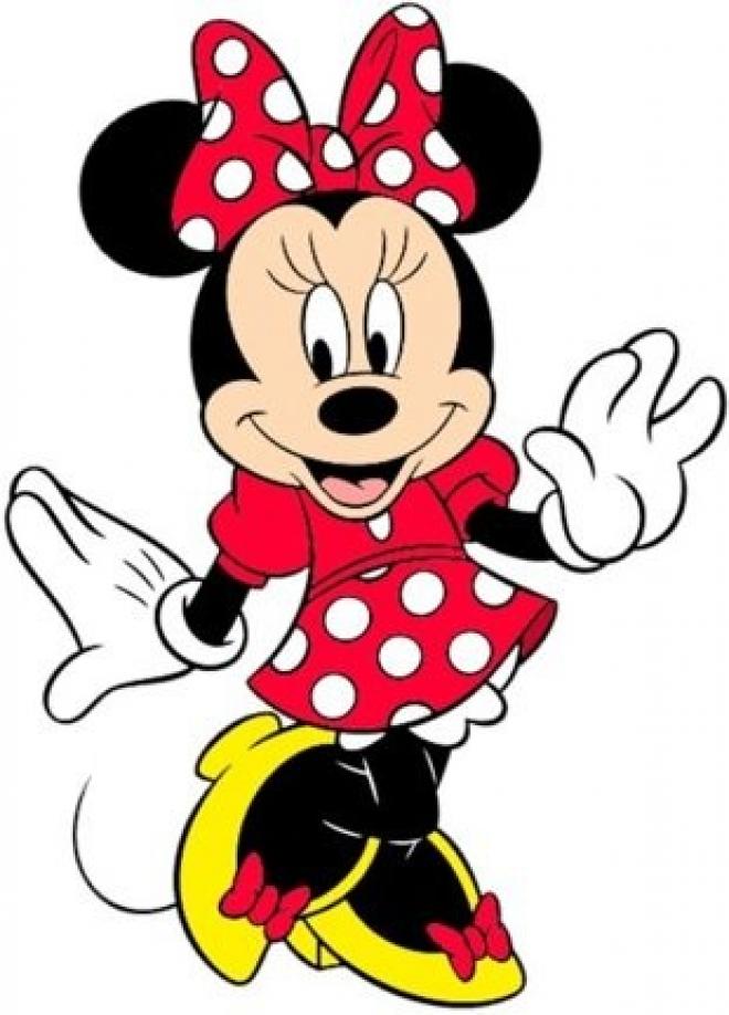cartoon minnie mouse polka dot dress