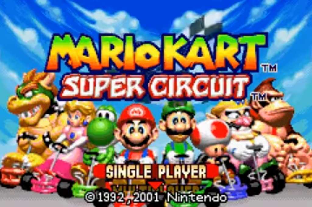 Number 7: “Mario Kart Super Circuit” – Game Boy Advance – 2001