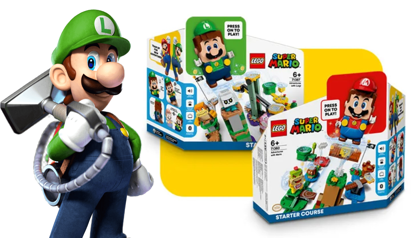 Mario Team Up Set With Luigi and his Mansion in LEGO Form!