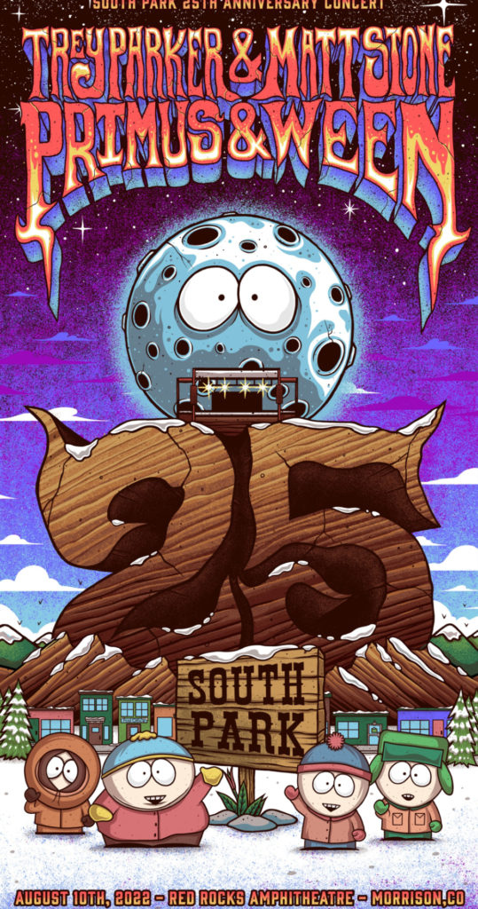 “South Park: The 25th Anniversary Concert” poster
