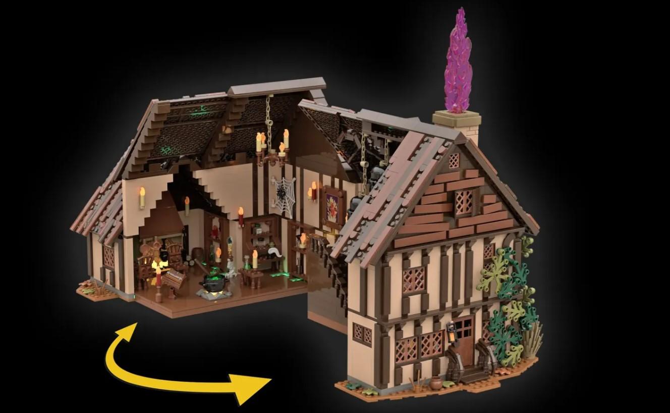 LEGO Ideas Runs Amok with "Hocus Pocus" Sanderson Sisters' Cottage