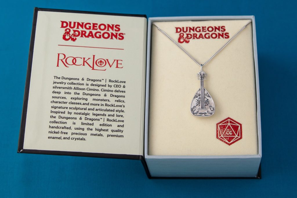 Dungeons & Dragons X RockLove Jewelry Bard Lute Necklace