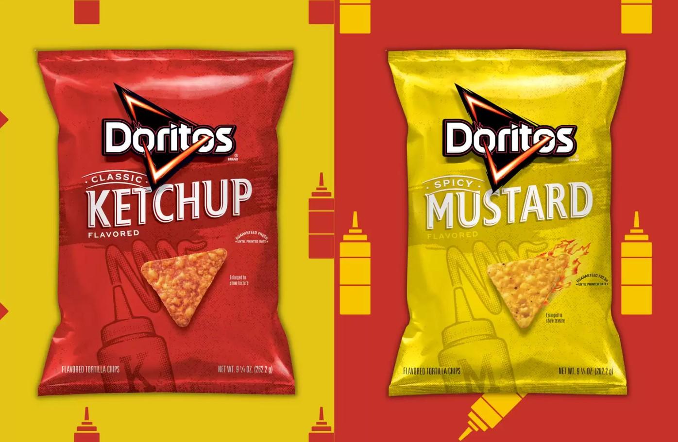 Doritos Releases New Ketchup And Spicy Mustard Flavors 