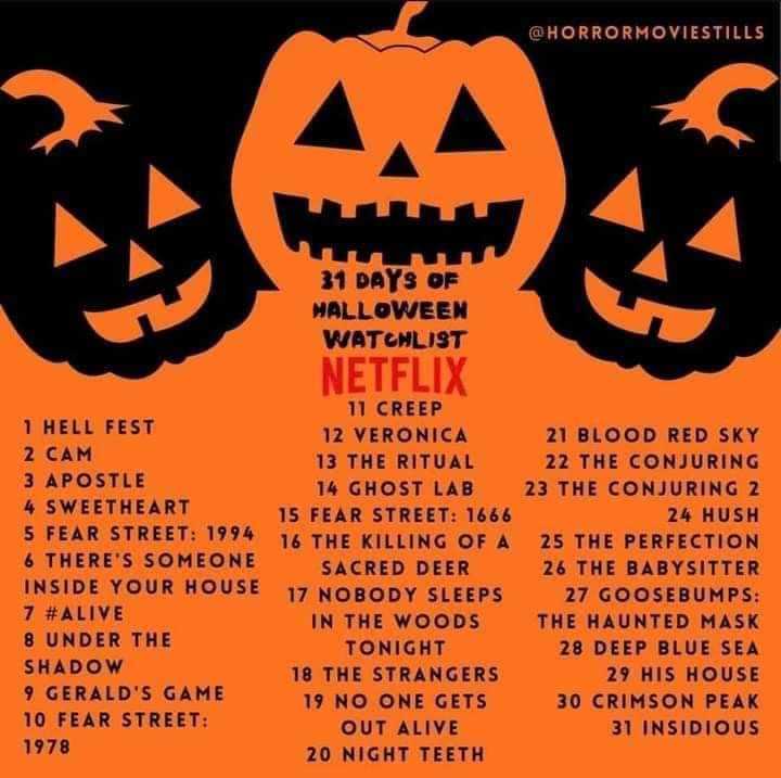 31 Days of Halloween Netflix