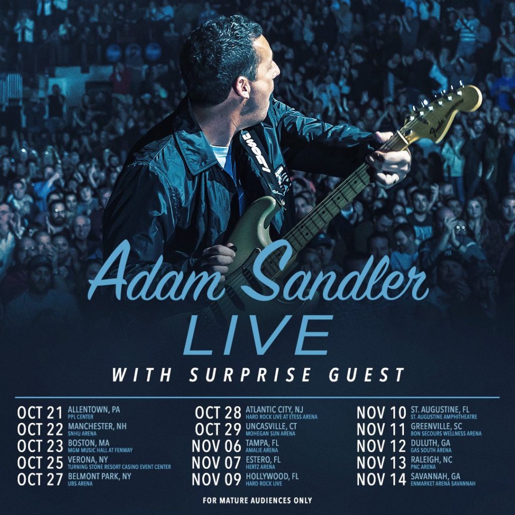 Adam Sandler Tour Dates 2022